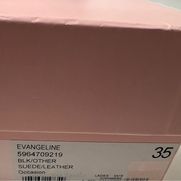 Sophia Webster Sleek black suede sandal with rose gold ankle strap - Picture 5 of 9